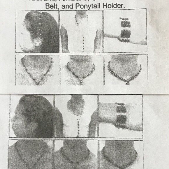 Vintage Magnetic Hematite & Yellow Crystal Wrap Bracelet - Picture 5 of 5